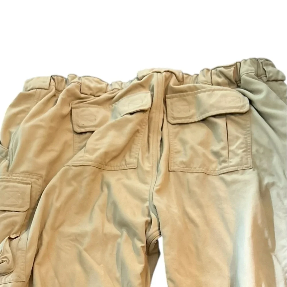 Duluth Trading Co Men's 2XL Brown Cargo Pants Fleece Lined‎ Winter
